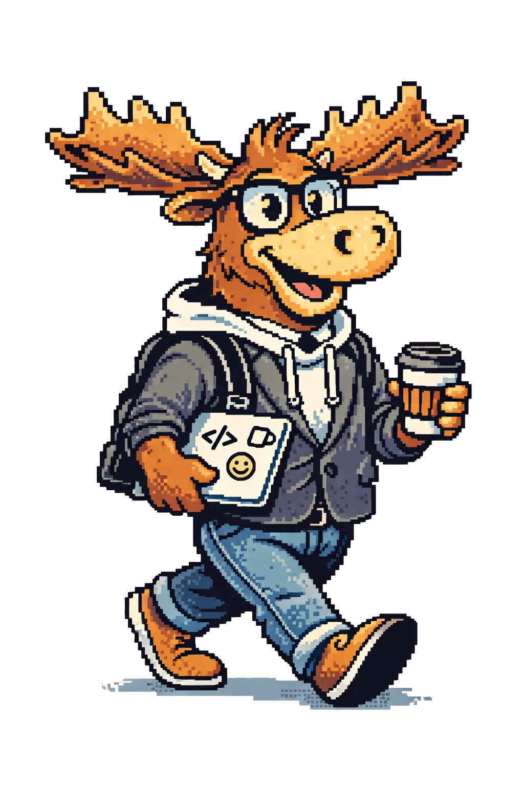 Atomic Glue moose mascot