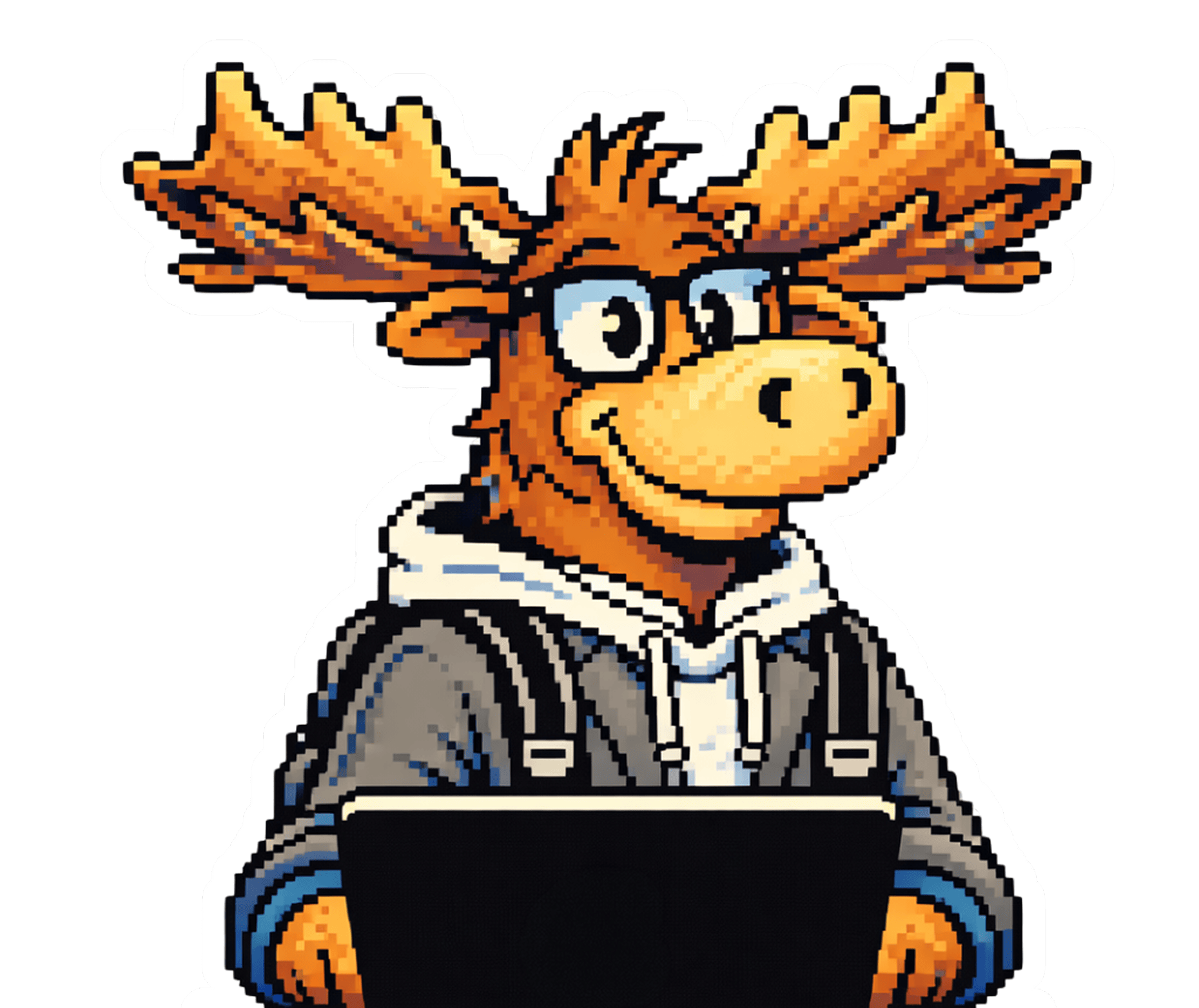 Atomic Glue moose mascot